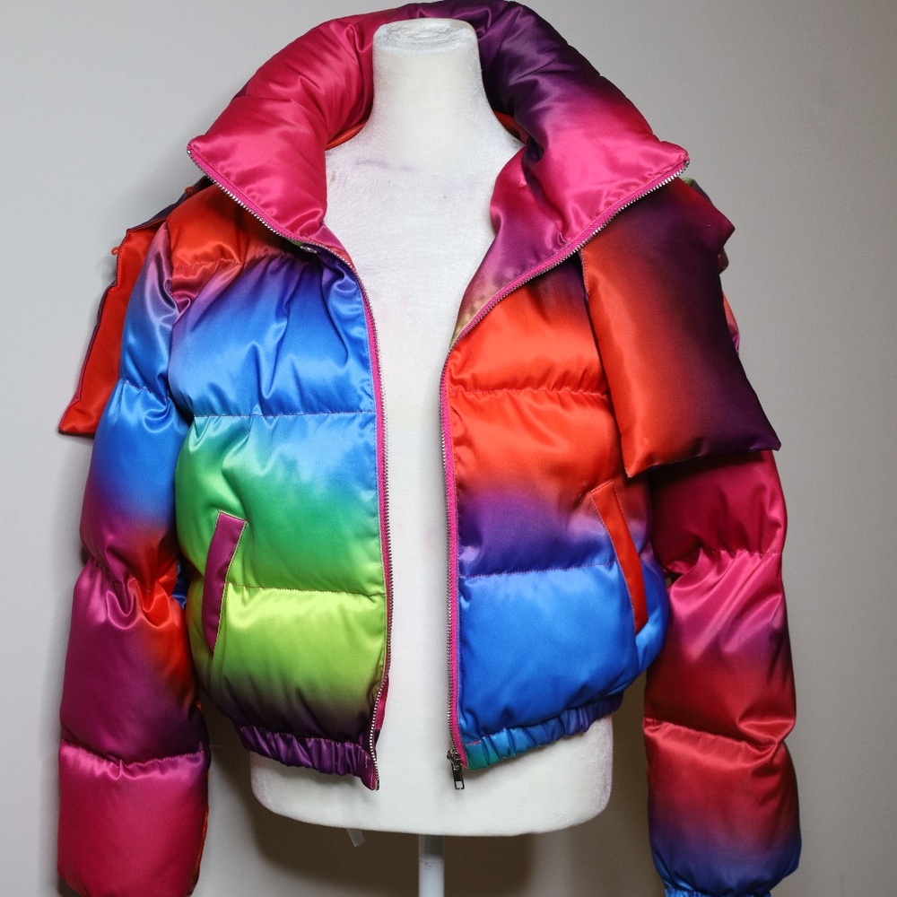 Rainbow Puffer Jacket